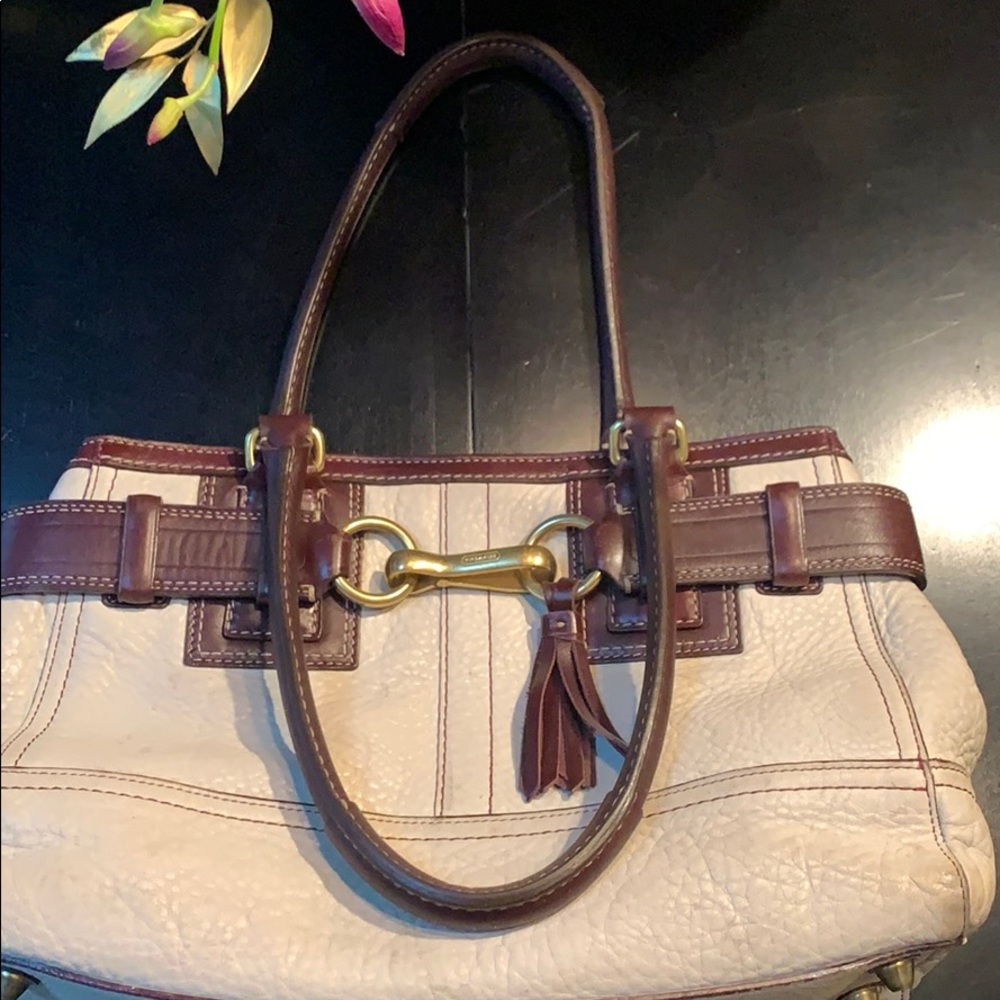 Coach leather bag